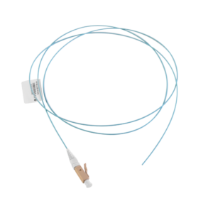 Pigtail de Fibra ?ptica LC Simplex, Multimodo OM3 XGLO 50/125, OFNR, Color Aqua, 1 Metro (3.28 Pies)