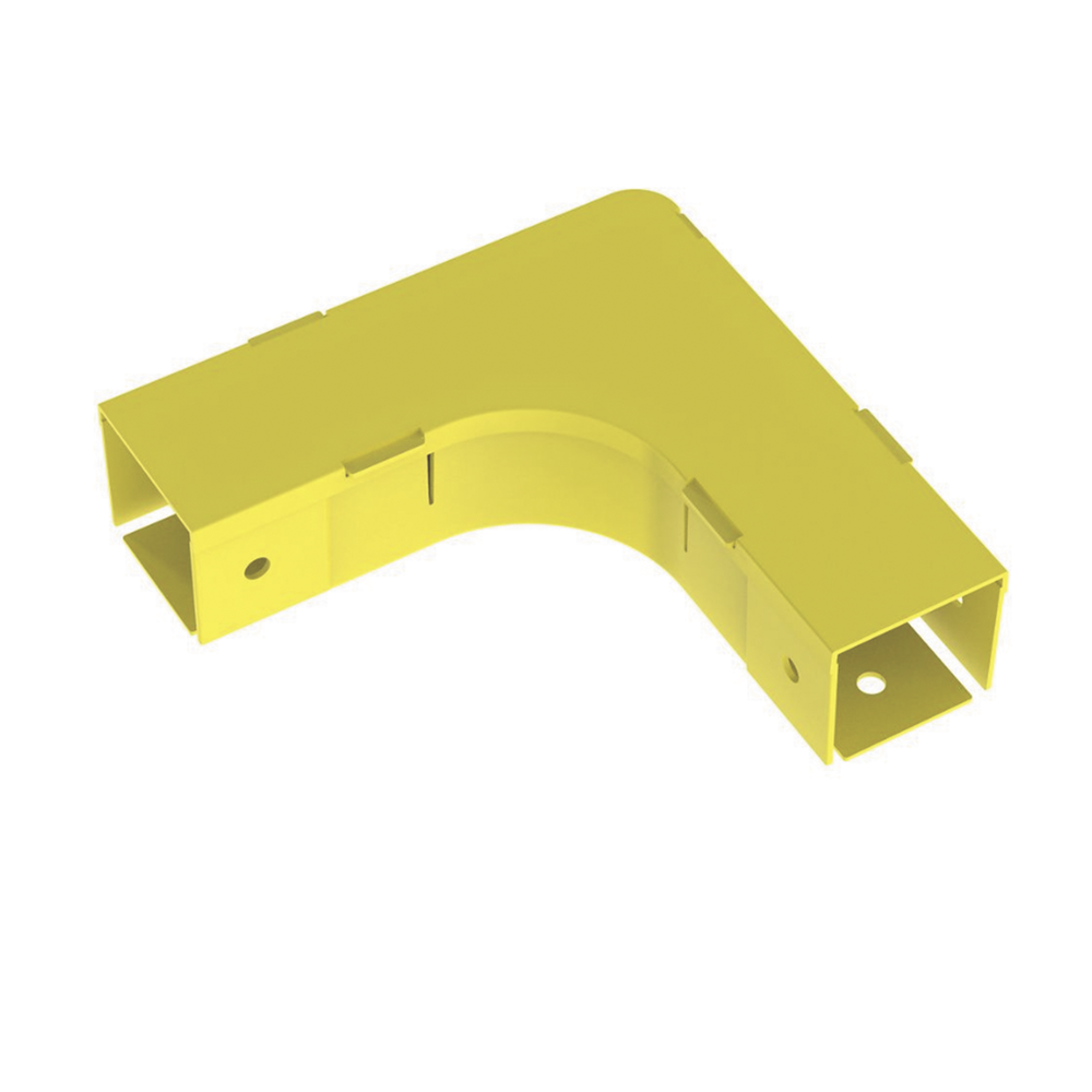 Ángulo Recto a 90º Horizontal con Tapa, Para Canaletas FiberRunner™ 2X2 ...