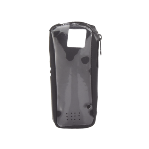 Funda Reforzada en Piel para Cinto, con Cierre y Amplio Visor Frontal Transparente para Radios Aéreos IC-A25.