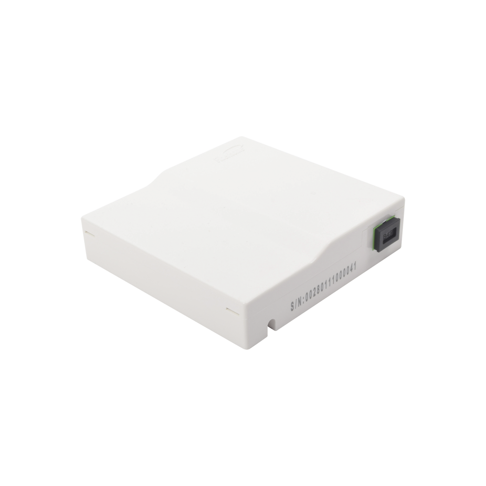 Caja Terminal de Fibra ??ptica (Roseta) con un Acoplador SC/APC, Color Blanco - Imagen 2