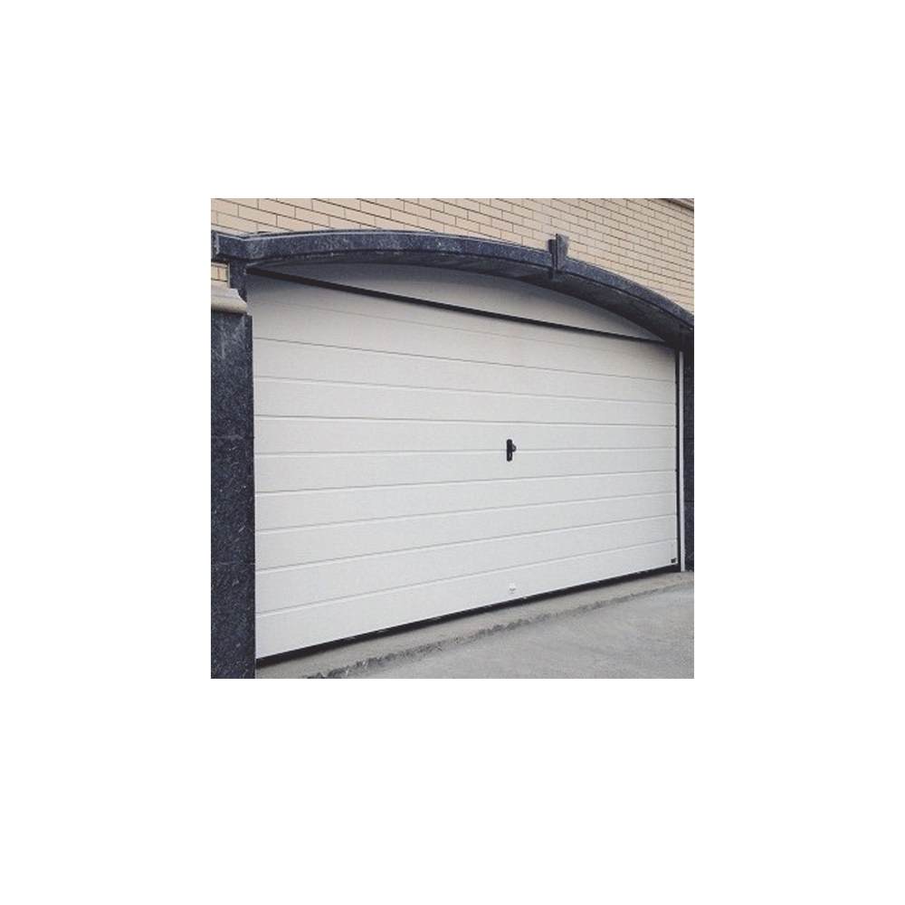 Puerta de Garage de Alta Calidad / Linea Central / Color Blanco 8X7 pies, AISLADA, Estilo Americana. - Imagen 3