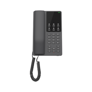 TelǸfono IP Hotelero, 2 l??neas SIP con 2 cuentas, codec Opus, IPV4/IPV6, color negro, con gesti??n en la nube GDMS