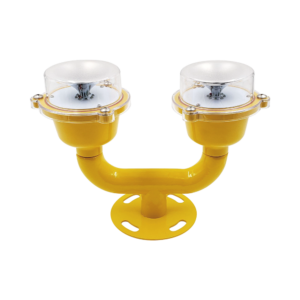 Lǭmpara de Obstrucci??n Doble color Rojo / IP65 / Luz fija o parpadeante / Voltaje de Operaci??n 110 AC / 220 AC