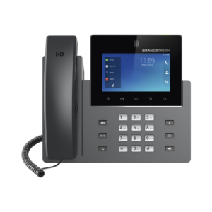VideotelǸfono IP GXV3450 para Android / Pantalla Tǭctil Capacitiva de 5 Pulgadas 1280 x 720 / Cǭmara CMOS de 2 Megap??xeles / Wi-Fi 5 y Bluetooth 5.0 / 16 L??neas SIP / PoE/PoE+ / Android 11 / Videoconferencia HD 720p