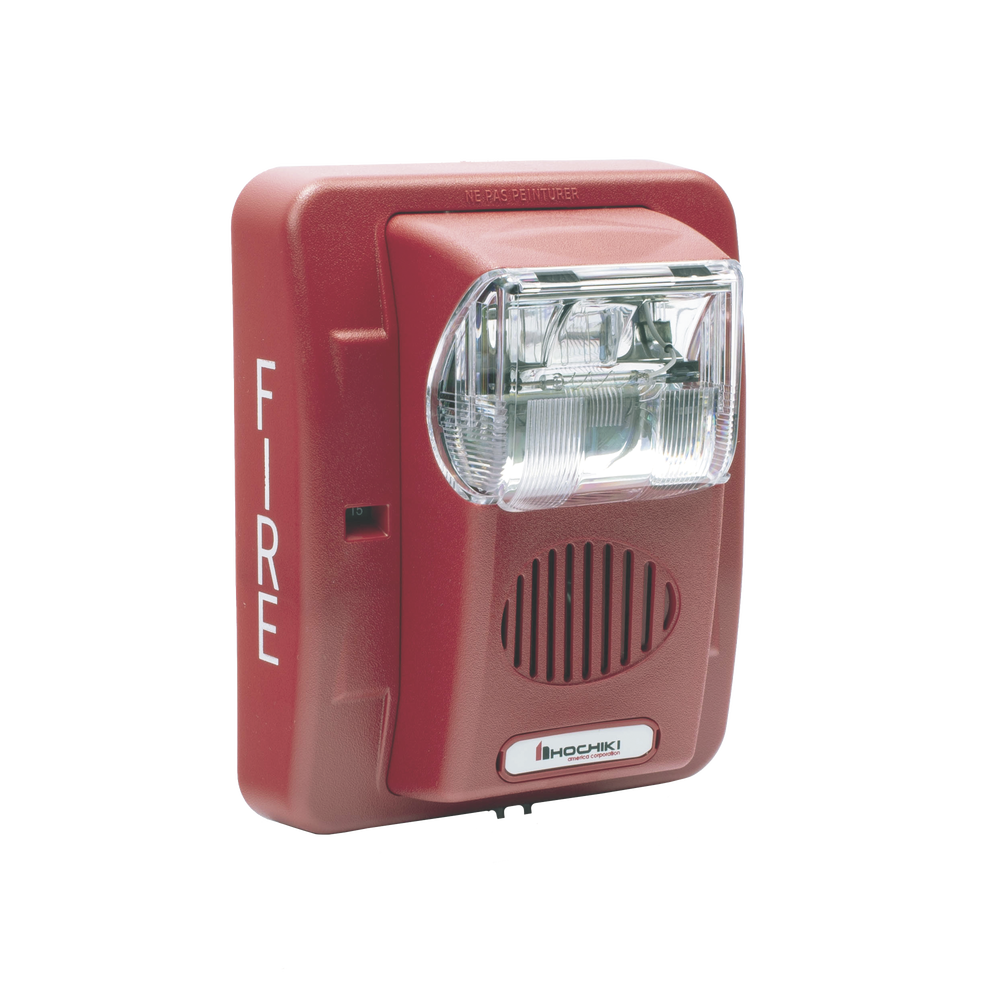 Sirena Estrobo, 24 Vcd, Multi-Candela 15 hasta 110 cd, Montaje En Pared, Color Rojo, Serie HEC3 (0500-06020), Hochiki - Imagen 3