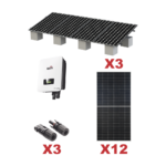 Kit Solar Interconexion  / 7kW  220Vca / Inversor AFORE / Montaje Incluido