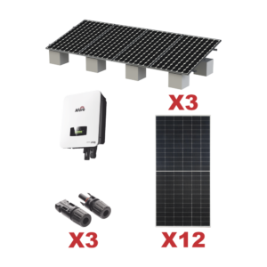 Kit Solar Interconexion / 7kW 220Vca / Inversor AFORE / Montaje Incluido
