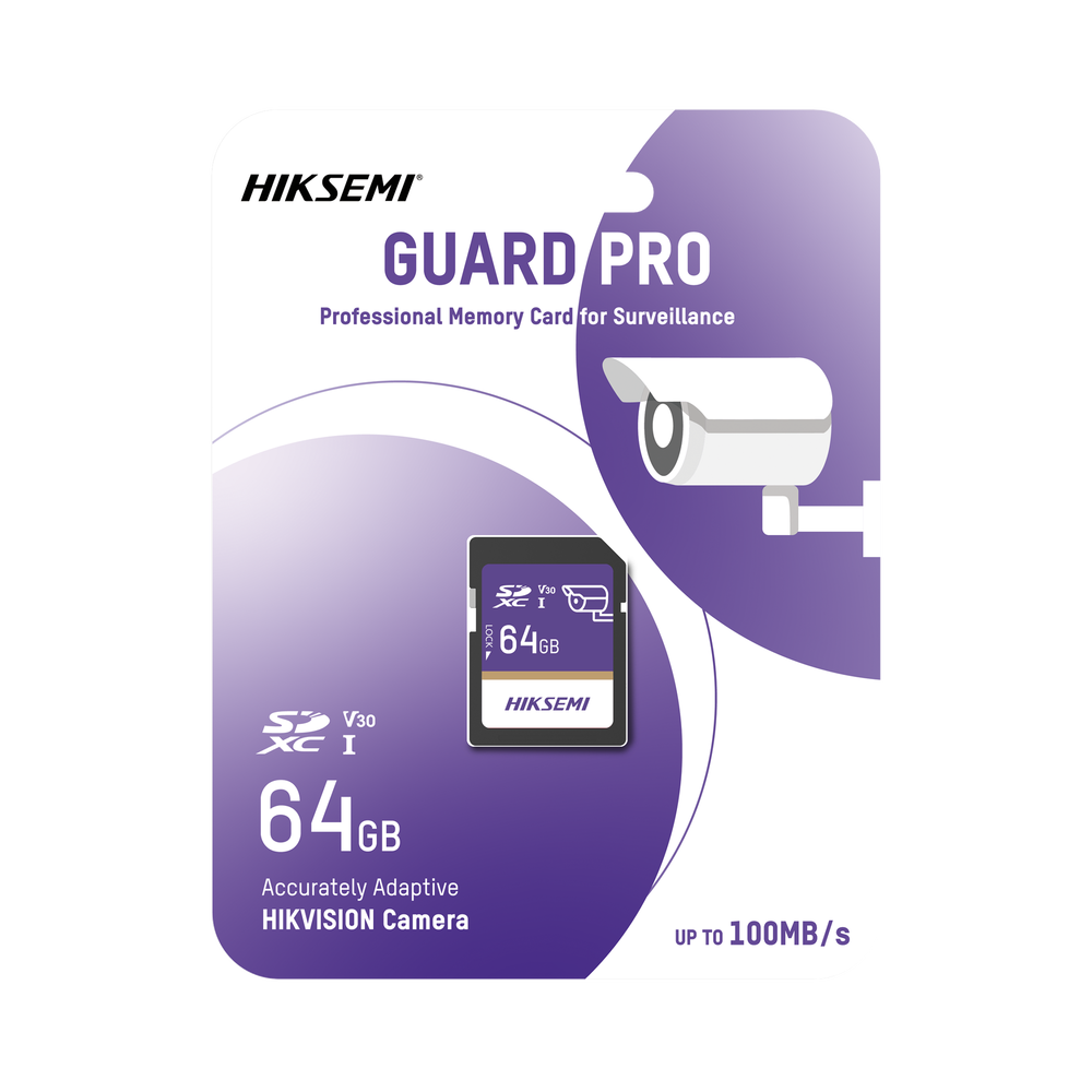 Memoria SD Clase 10 de 64 GB / Especializada Para Videovigilancia - Imagen 2