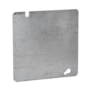 Tapa Cuadrada Ciega de  Acero Galvanizado de 4 11/16".