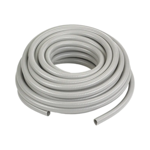 Manguera hermética tipo PolyTuff no metálica, gris de 1 1/2" / 50 pies (15.24 m) / Uso comercial-industrial.
