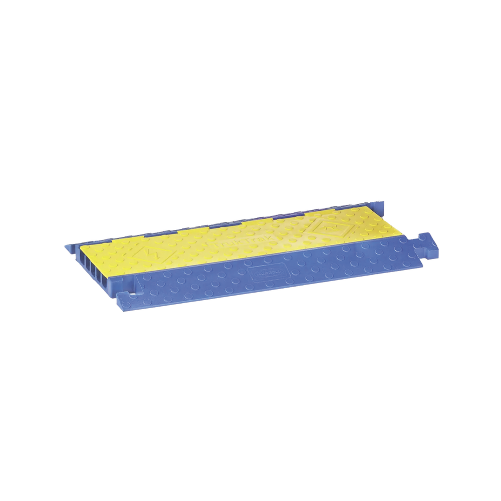 Protector para Cables de 5 Canales Truk Trak / Dimensiones 914 x 508 x 58.6 mm (35.98 x 20 x 2.31 Pulgadas) / Color Azul y Amarillo. - Imagen 2