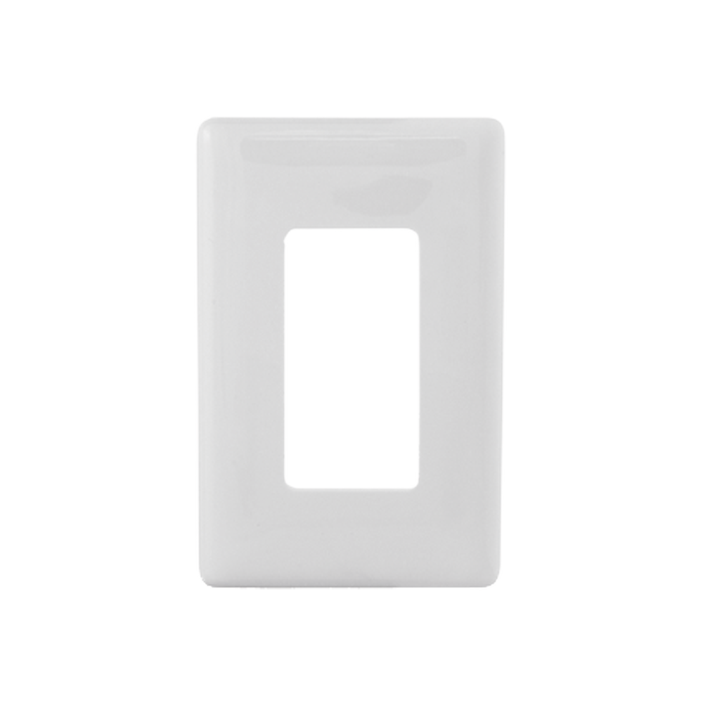 Tapa para Contacto Rectangular/ Tornillos no visibles / Color Blanco. - Imagen 3