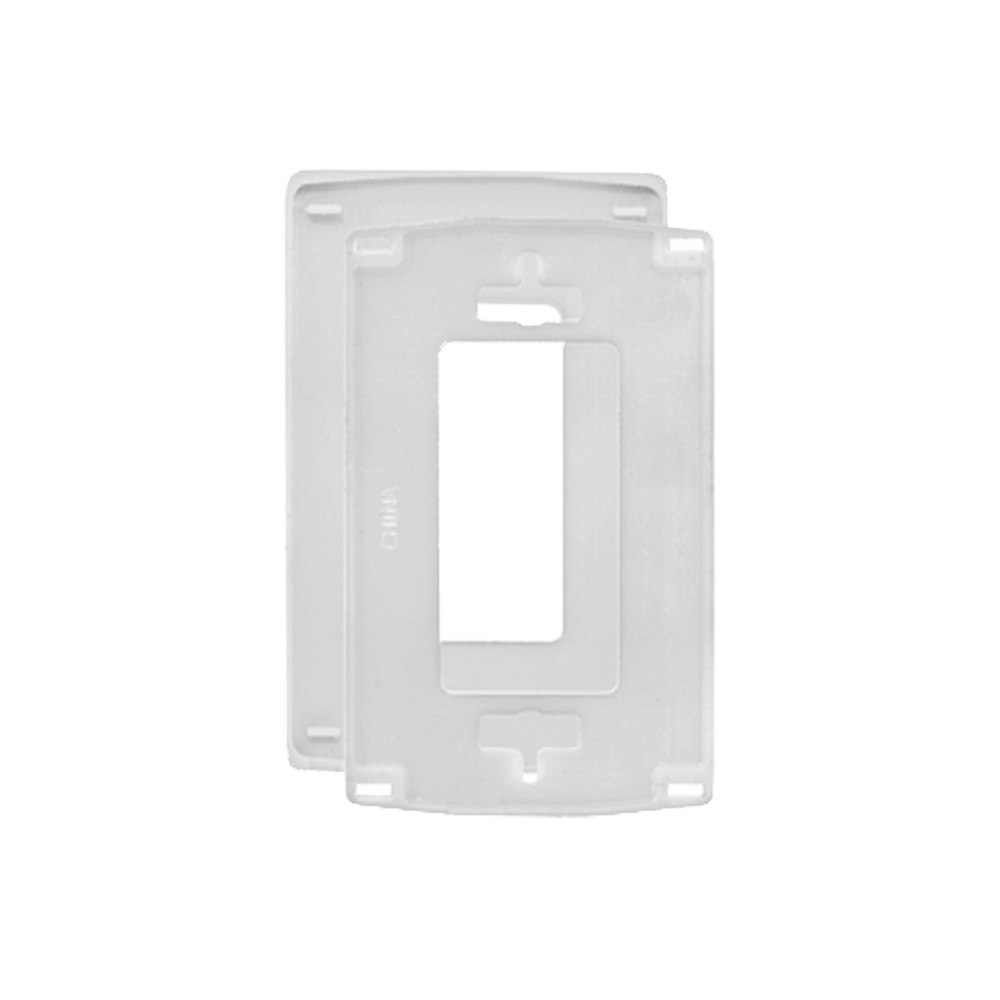 Tapa para Contacto Rectangular/ Tornillos no visibles / Color Blanco. - Imagen 4