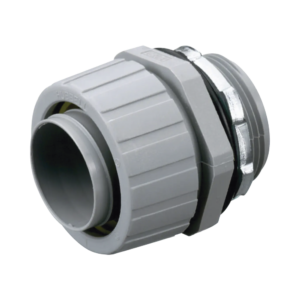 Conector Recto de Nylon de 1" para Tubería Liquidtight Polytuff.