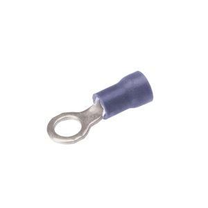 Zapata Terminal de Ojillo para Tornillo 1/4 in (6 mm) calibre 16-14 AWG con aislamiento de vinilo.