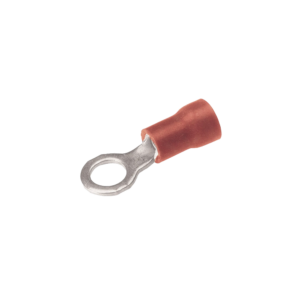 Zapata Terminal de Ojillo para Tornillo 3/8 in (10 mm) calibre 22-16 AWG con aislamiento de vinilo.
