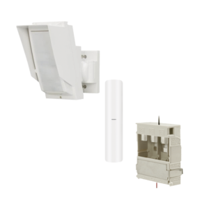 Detector de Movimiento PIR Antimascara Tipo cortina / 100% Exterior / Inalámbrico / Hasta 24 metros / Incluye transmisor DS-PDMC-EG2-WB(B) para paneles AXPRO
