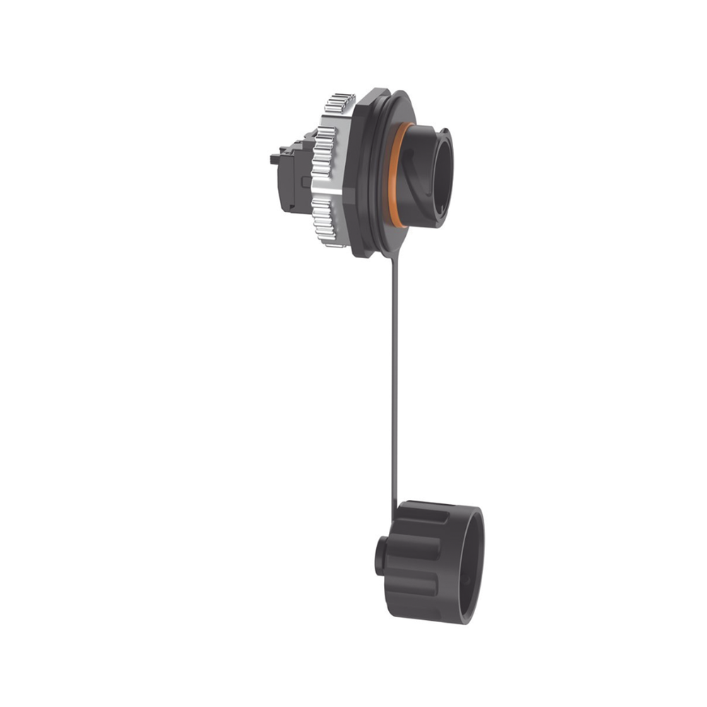 Conector Jack RJ45 de Uso Industrial Estilo TG, Blindado Categor?a 6A, Con Tapa Protectora, Protecci?n IP67 - Imagen 3