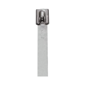 Cincho StrongHold  de Acero Inoxidable Tipo 304, 679 mm largo x 25 mm ancho, Color Metálico, Paquete de 50pz