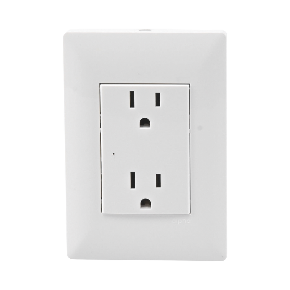 Contacto Inteligente de Pared Doble 120, 15A, con Supresor de Picos Tipo A. - Imagen 2
