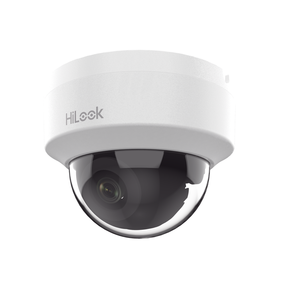 HiLook Series / Domo IP 4 Megapixel / Lente 2.8 mm (Gran Angular) / 20 mts IR / Interior / PoE / dWDR / H.265+ / ONVIF