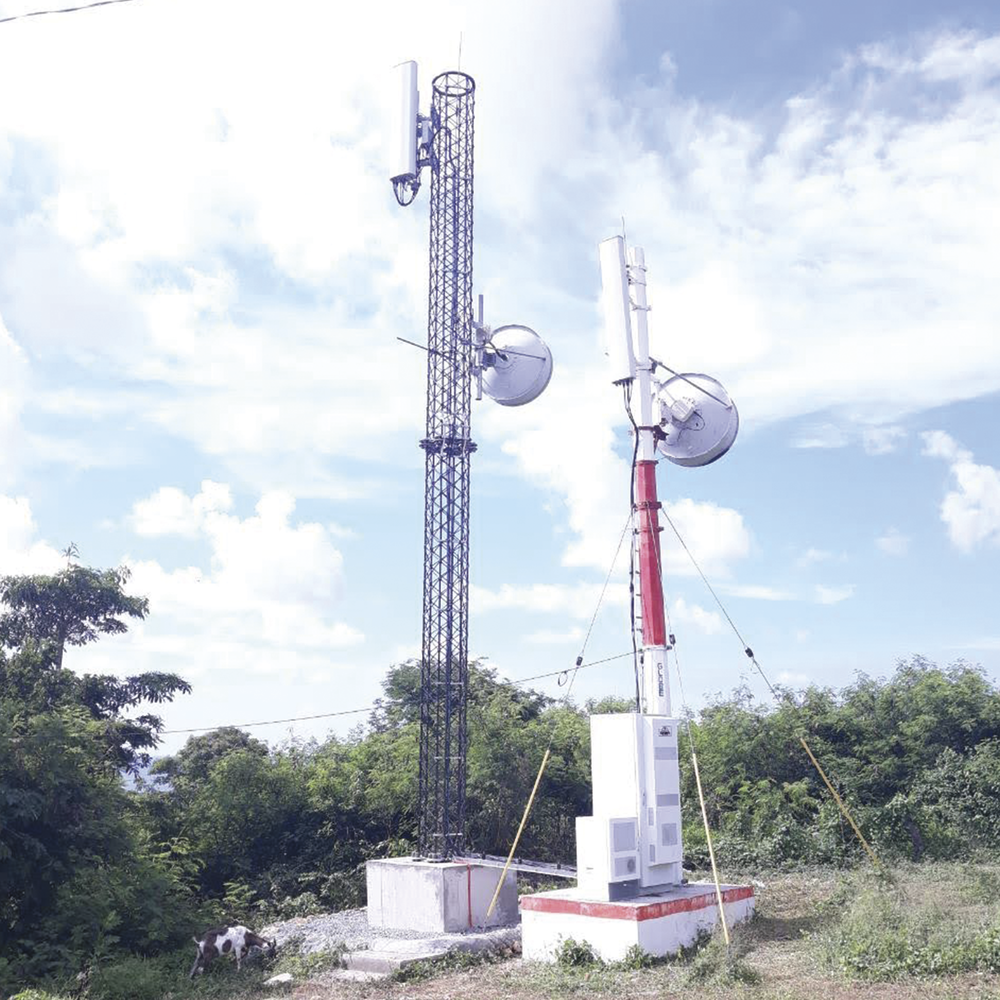Torre de Fibra de Carbono 18.3 metros (60 pies) Autosoportada- ULTRA LIGERA. - Imagen 2
