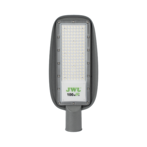 Luminaria LED de 100 W / 100 - 265 V CA~50/60 Hz / Fotocelda / Color Blanco/ Dimensiones 200 x 465 x 78 mm / Ángulo de Luz 135°.