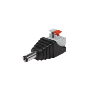 Adaptador Tipo Jack de 3.5 mm Macho Polarizado de 12 Vcc con Terminales de Presión