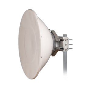 Antena Direccional de Alto Rendimiento / 35.5 ?? 1 dBi  / 4 ft / 5.9-7.125 GHz / Conectores RP-SMA / Alto Aislamiento al Ruido / Fǭcil Montaje y herraje de acero inoxidable /  Radomo Incluido