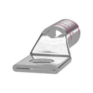 Zapata de compresión LCA1/0-38-X para cal. 1/0 Awg, Barreno para tornillo prisionero de 3/8, 1 Pz