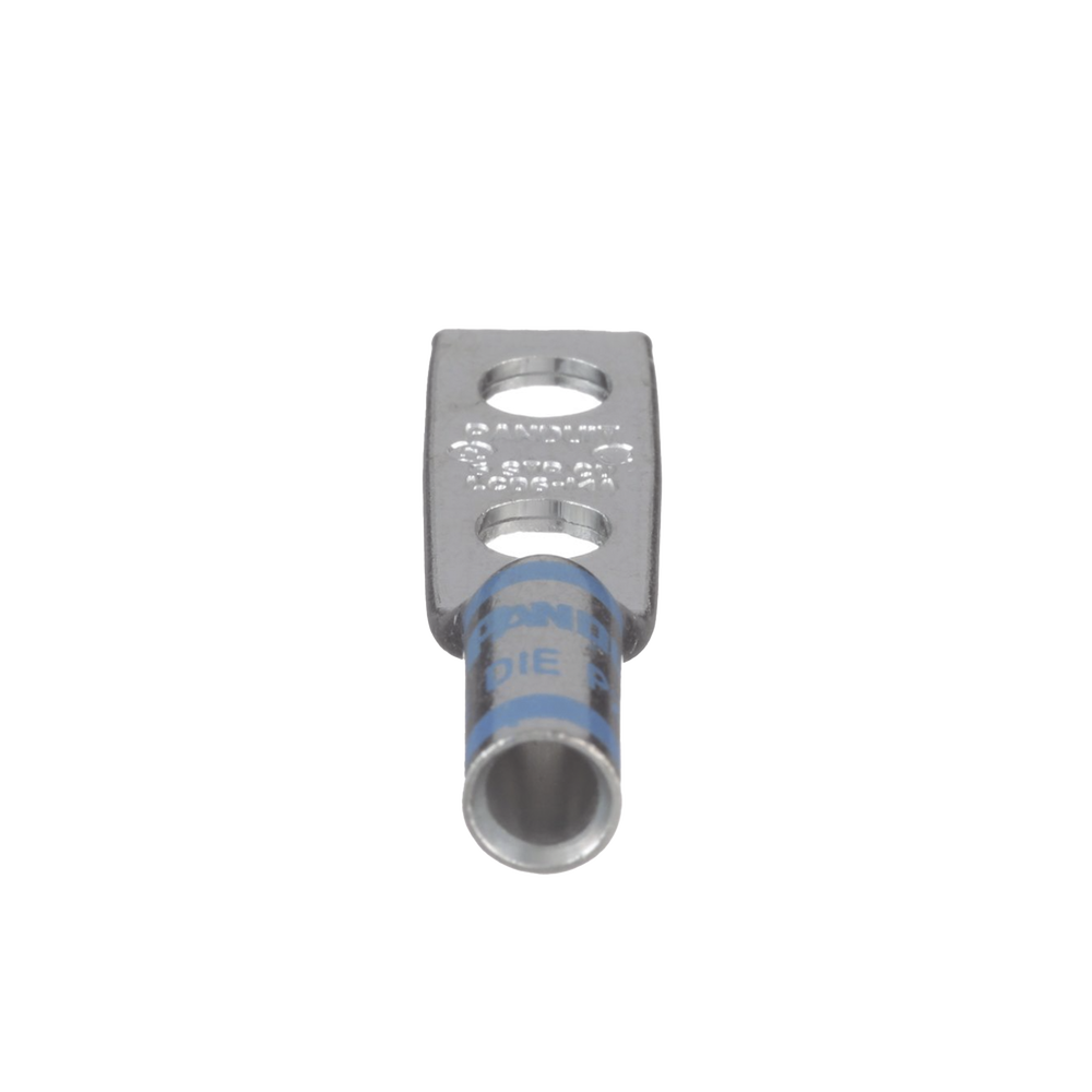 Zapata de compresión LCD6-14A-L para cal. 6 Awg, Doble barreno para tornillo prisionero de 1/4, Espaciado de orificio 16mm, 1 Pz - Imagen 3