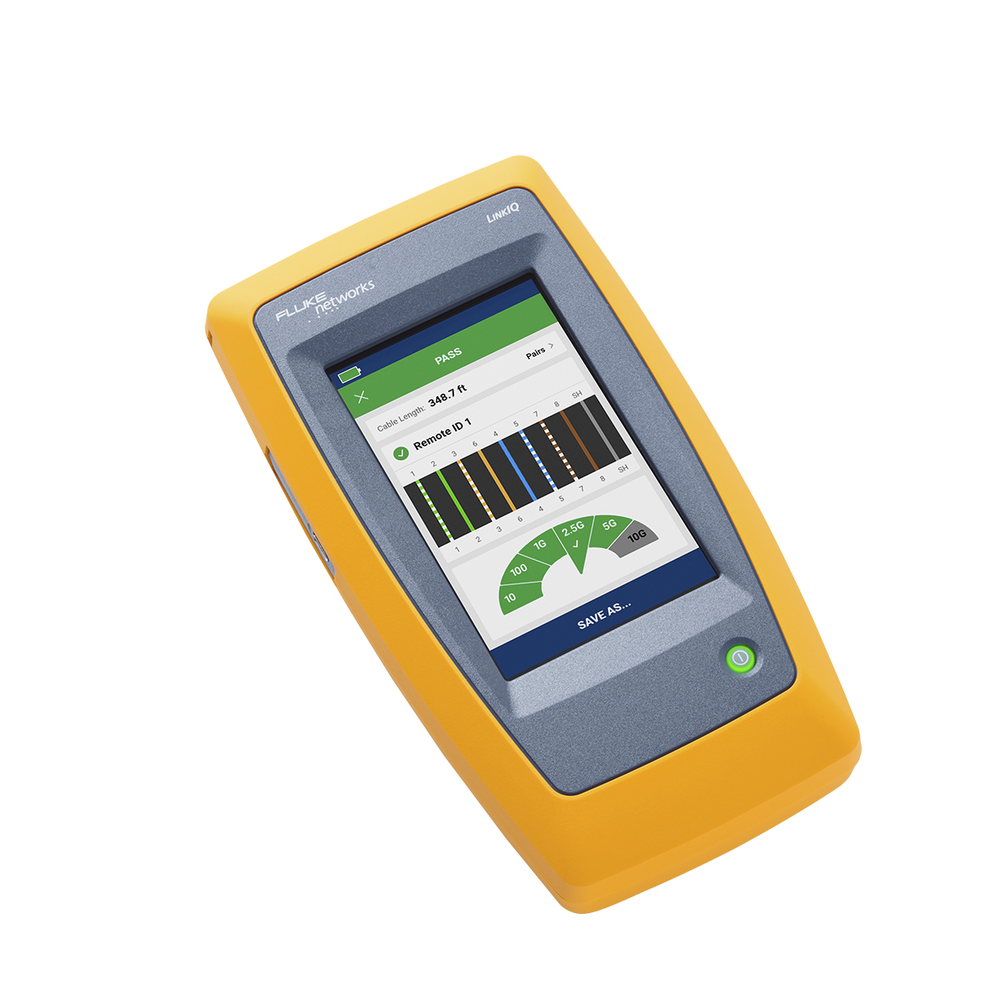 Calificador de Red LinkIQ, Para Verificar Rendimiento de Cableado Hasta 10Gbps Basado en Frecuencia, con Pantalla Multit?ctil a Color - Imagen 2
