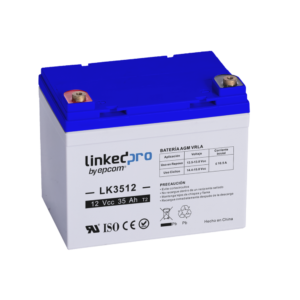 Batería 12 V 35 Ah AGM | Certificada UL94-HB Resistencia a la flama básica | Especial para Seguridad Electrónica | Vida útil 5 años | Terminales T1