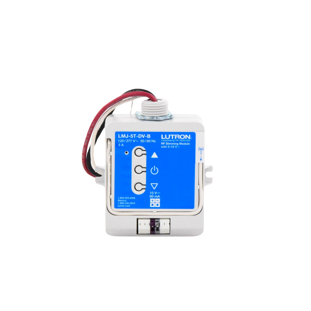 (RadioRA2) Relay control de iluminación 0-10V, carga 5A, 120/277V, compatible con RadioRA2, RA2Select y RR3. - Imagen 4