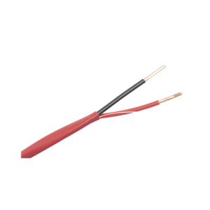 Alambre de Alarma contra Incendios - Bobina de 305 Metros (1000 Pies): 2 x 18 AWG, Rojo, Tipo FPLR, (UL) FT4, Ideal para Sistemas de Detecci?n y Evacuaci?n de Incendios