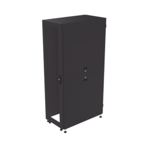 Gabinete para Telecomunicaciones Rack Estándar de 19", 42UR, 600 mm Ancho x 1000 mm Profundidad. Fabricado en Acero, Se envía el Gabinete Armado.