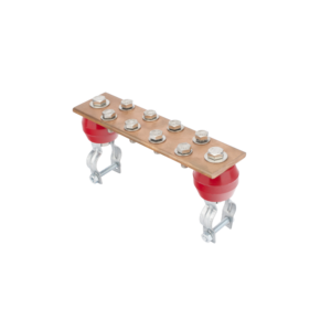 Barra Uni?n Torre 1000A / Cobre 100% / Compatible STZ30-45 / Aisladores Rojos / EIA-TIA-BICSI / TMGB-TGB