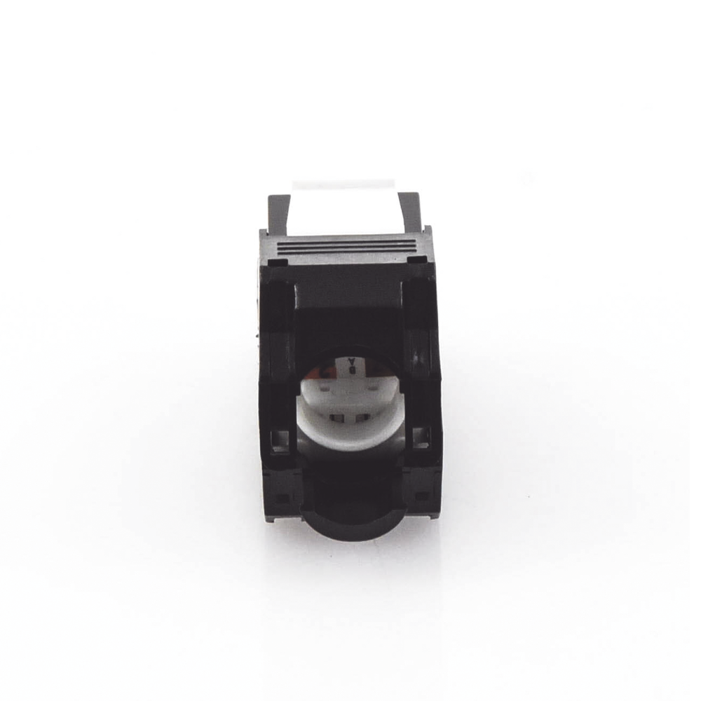 M?dulo Jack Keystone Cat5e (Toolless), con Terminaci?n en ?ngulo 180 - Color Negro, Compatible con Faceplate y Patchpanel Linkedpro - Imagen 4