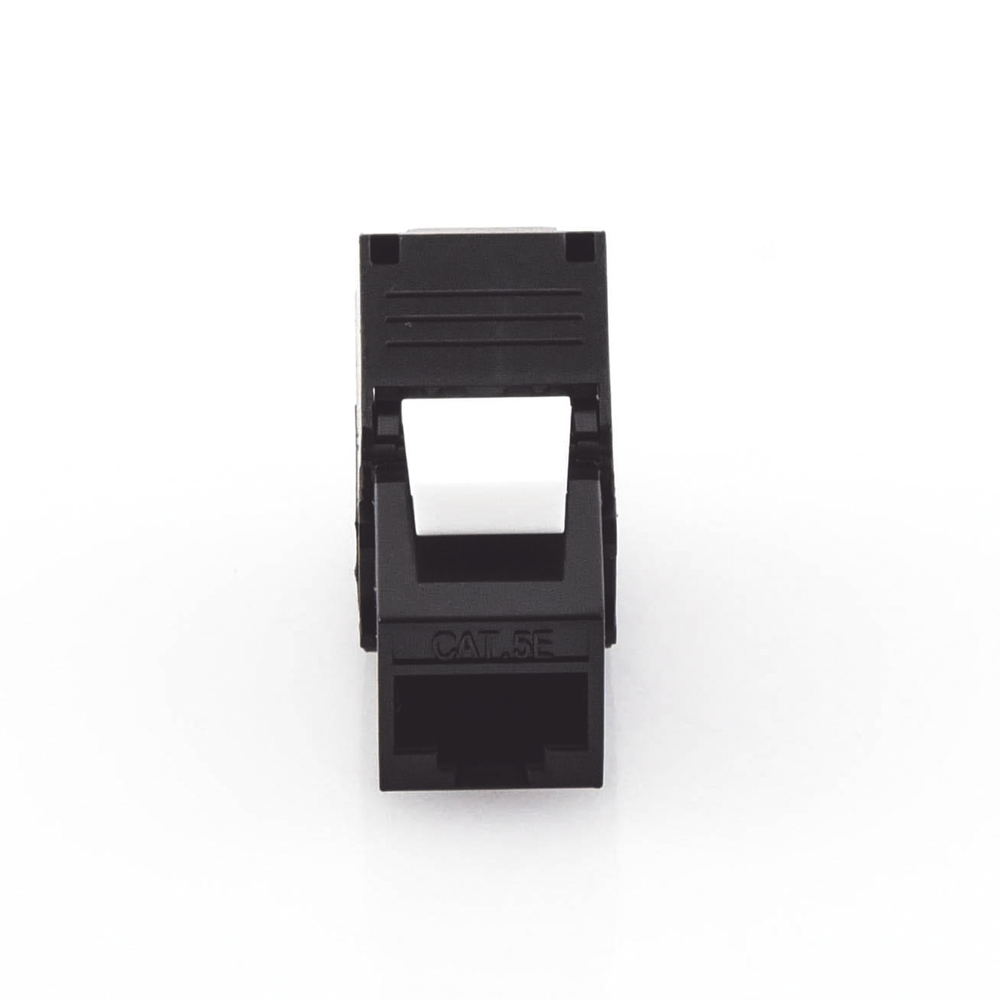 M?dulo Jack Keystone Cat5e (Toolless), con Terminaci?n en ?ngulo 180 - Color Negro, Compatible con Faceplate y Patchpanel Linkedpro - Imagen 5