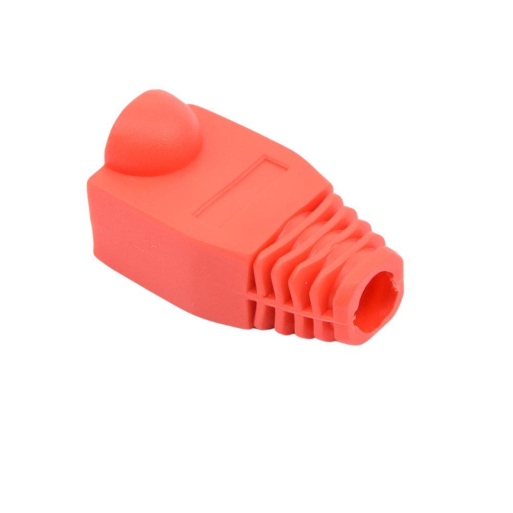 Bota Pl?stica para Protecci?n de Plug RJ45, Color Rojo - Imagen 3