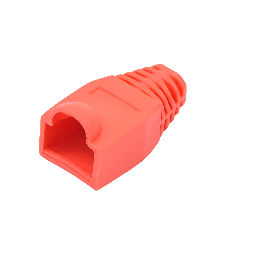 Bota Pl?stica para Protecci?n de Plug RJ45, Color Rojo - Imagen 4