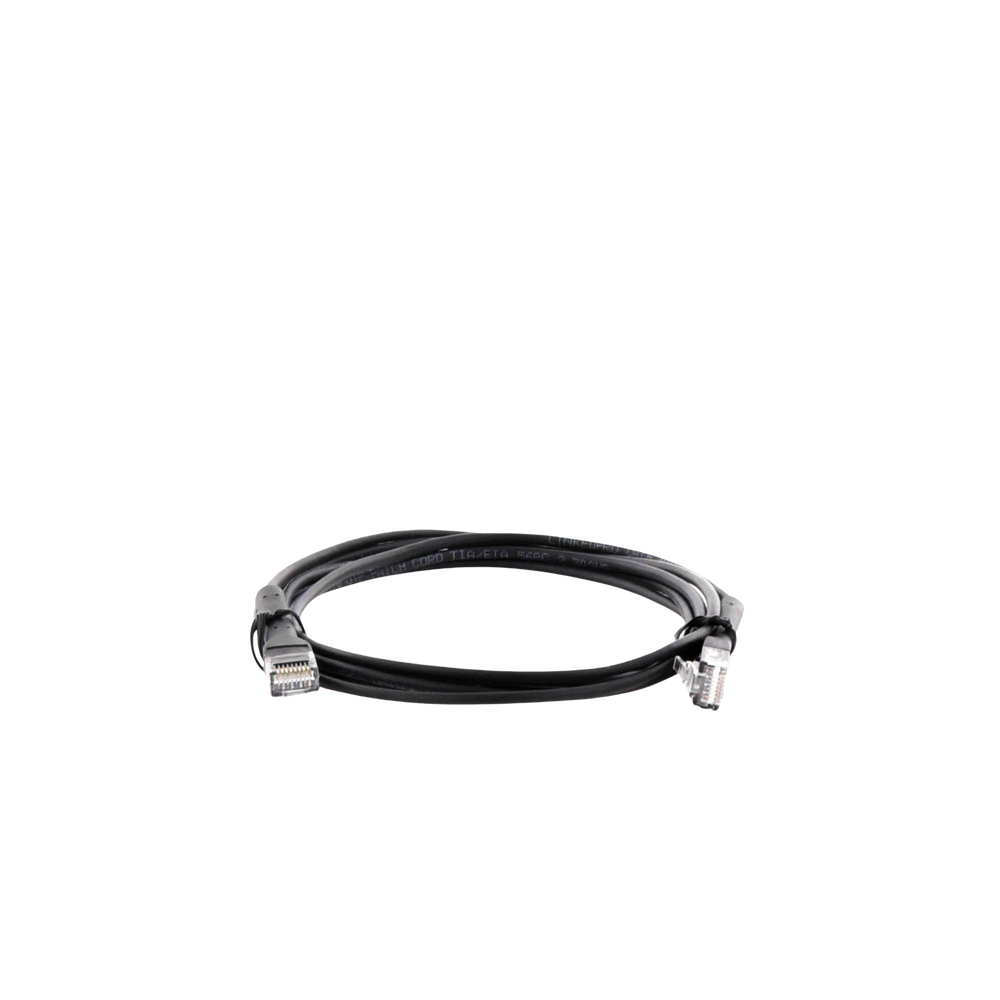 Mini Patch Cord Cat6 Ultra Slim 2 Metros (6.56 Pies) Negro ? Ahorra Espacio sin Organizadores, con Bota Flexible - Imagen 4