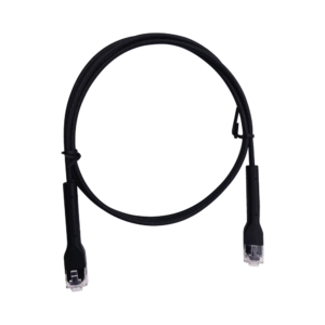 Mini Patch Cord Cat6 Ultra Slim 3 Metros (9.84 Pies) Negro ? Ahorra Espacio sin Organizadores, con Bota Flexible