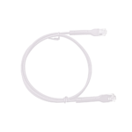 Mini Patch Cord Cat6 Ultra Slim 3 Metros (9.84 Pies) Blanco ? Ahorra Espacio sin Organizadores, con Bota Flexible