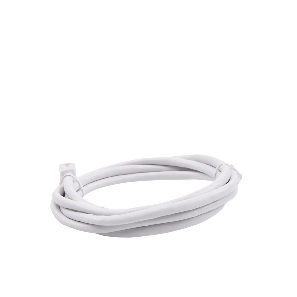 Patch Cord Cat6A 10G Blindado 2 Metros (6.56 Pies) Blanco - Imagen 3