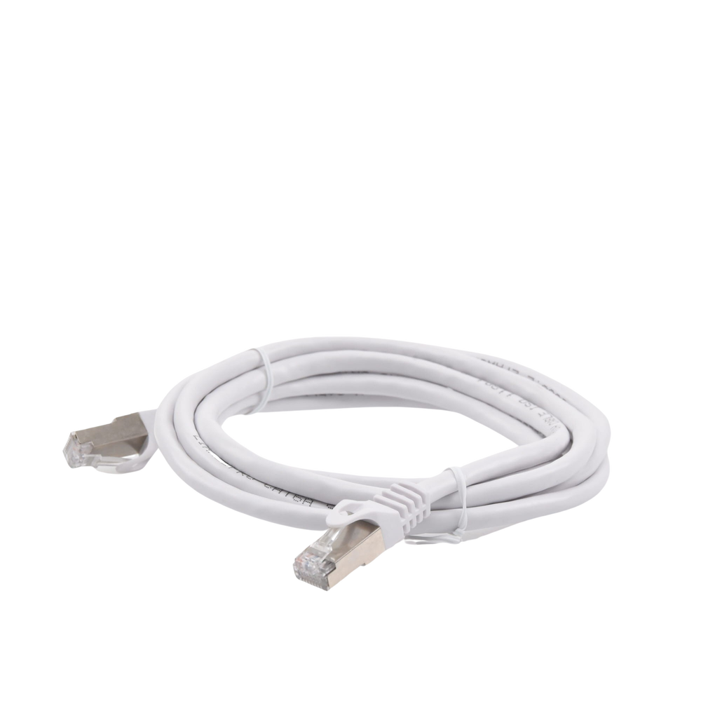 Patch Cord Cat6A 10G Blindado 2 Metros (6.56 Pies) Blanco - Imagen 5