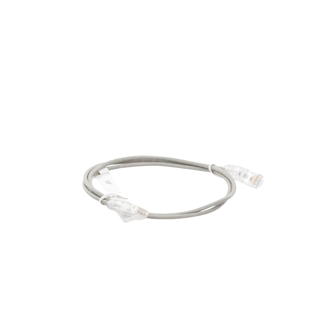 Cable de Parcheo Slim UTP Cat6 - 1 Metro (3.28 Pies), Gris, Di?metro Reducido (28 AWG) - Imagen 7