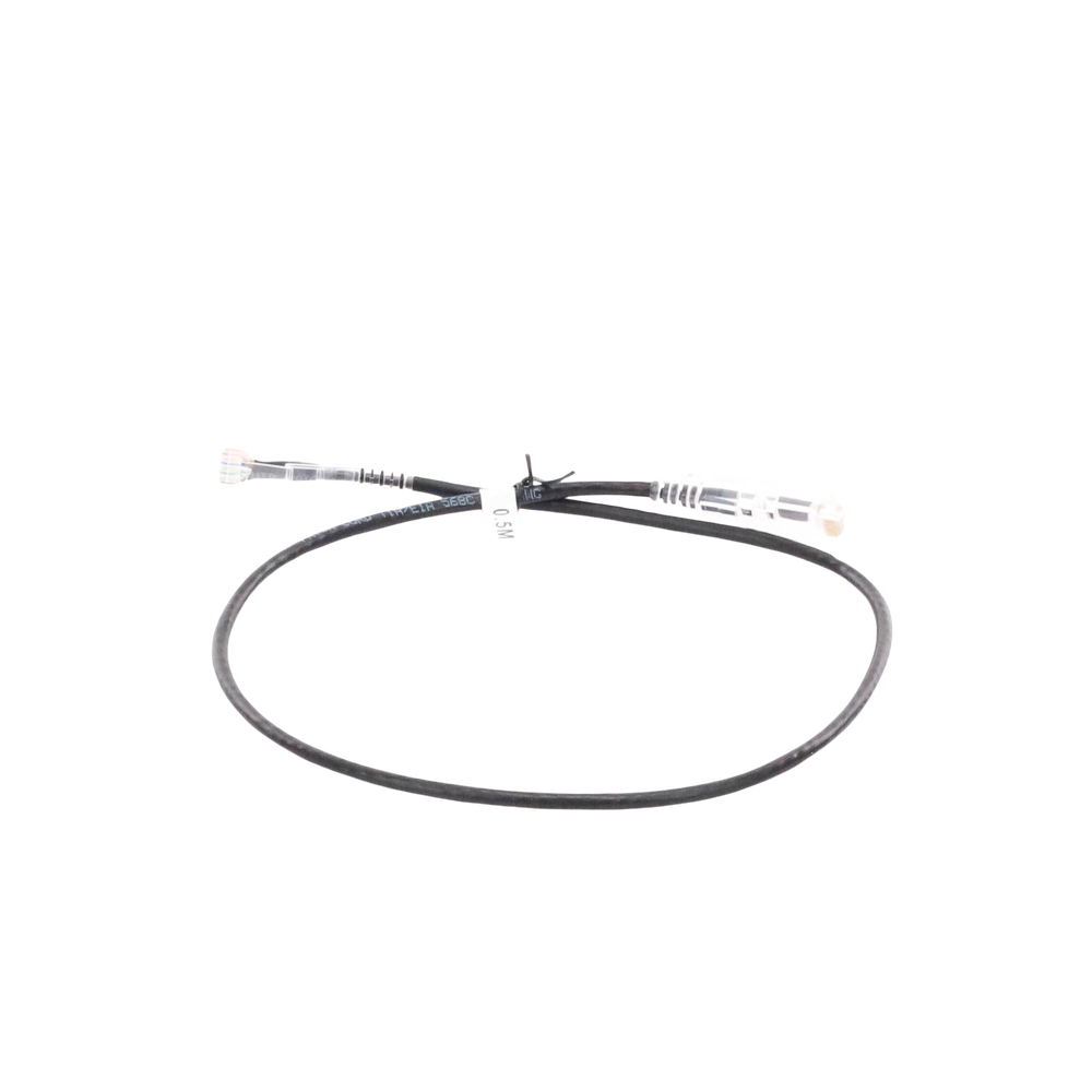 Cable de Parcheo Slim UTP Cat6A - 0.5 Metros (1.64 Pies) Negro, Di?metro Reducido (28 AWG) - Imagen 3