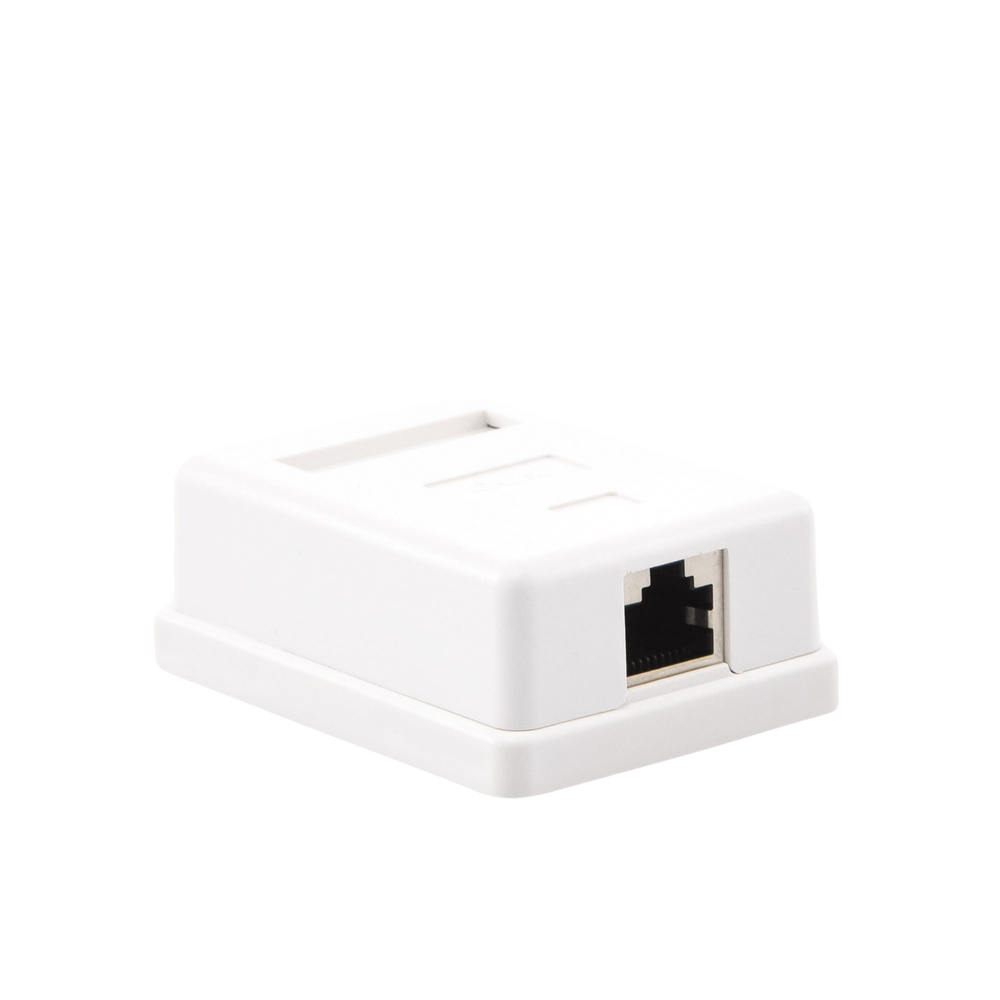 Caja de Pared con 1 Puerto Keystone, Incluye Jack STP Cat5e - Imagen 4