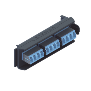 Placa Acopladora LightVerse, 6 Conectores D?plex LC/UPC Shuttered, Acepta hasta 12 Fibras Monomodo